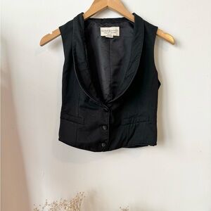 Vintage Ralph Lauren cropped blazer vest